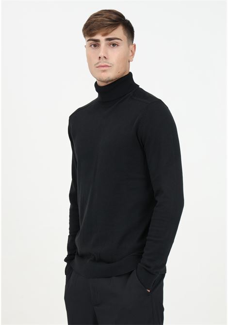 Classic black sweater for men SELECTED HOMME | 16074684Black